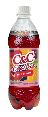 C&C Fruit Punch Coolers - 16.9oz Bottles