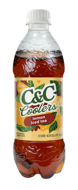 C&C Lemon Iced Tea  Coolers - 16.9oz Bottles