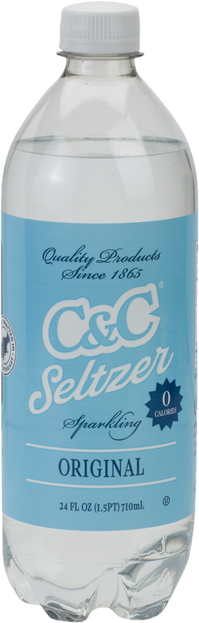 C&C Seltzer Soda - 24oz Bottles - 24 Pack
