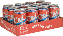 Load image into Gallery viewer, C&amp;C Cola - 12oz Cans - 12 Pack