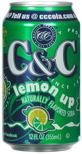 C&C Lemon Up Soda - 12oz Cans - 24 Pack