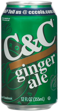 Load image into Gallery viewer, C&amp;C Ginger Ale Soda - 12oz Cans - 12 Pack