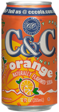 Load image into Gallery viewer, C&amp;C Orange Soda - 12oz Cans - 12 Pack