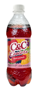 C&C Fruit Punch Coolers - 16.9oz Bottles