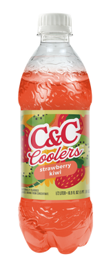 C&C Strawberry Kiwi Coolers - 16.9oz Bottles
