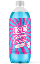 C&C Cotton Candy Soda - Case of 24 Bottles
