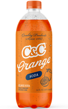 Load image into Gallery viewer, C&amp;C Orange Soda - 24oz Bottles - 24 Pack