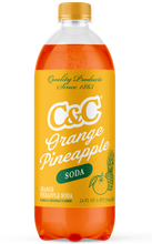 Load image into Gallery viewer, C&amp;C Orange Pineapple Soda - 24oz Bottles - 24 Pack