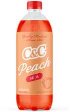 Load image into Gallery viewer, C&amp;C Peach Soda - 24oz Bottles - 24 Pack