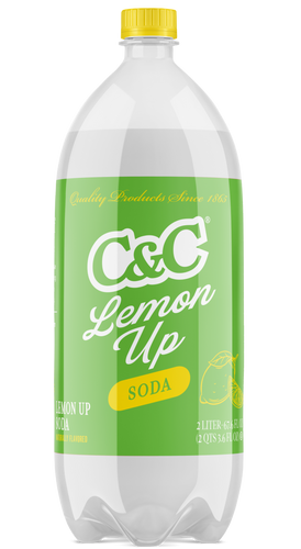 C&C Lemon Up Soda - 2 Liter Bottles - 8 Pack