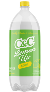 C&C Lemon Up Soda - 2 Liter Bottles - 8 Pack