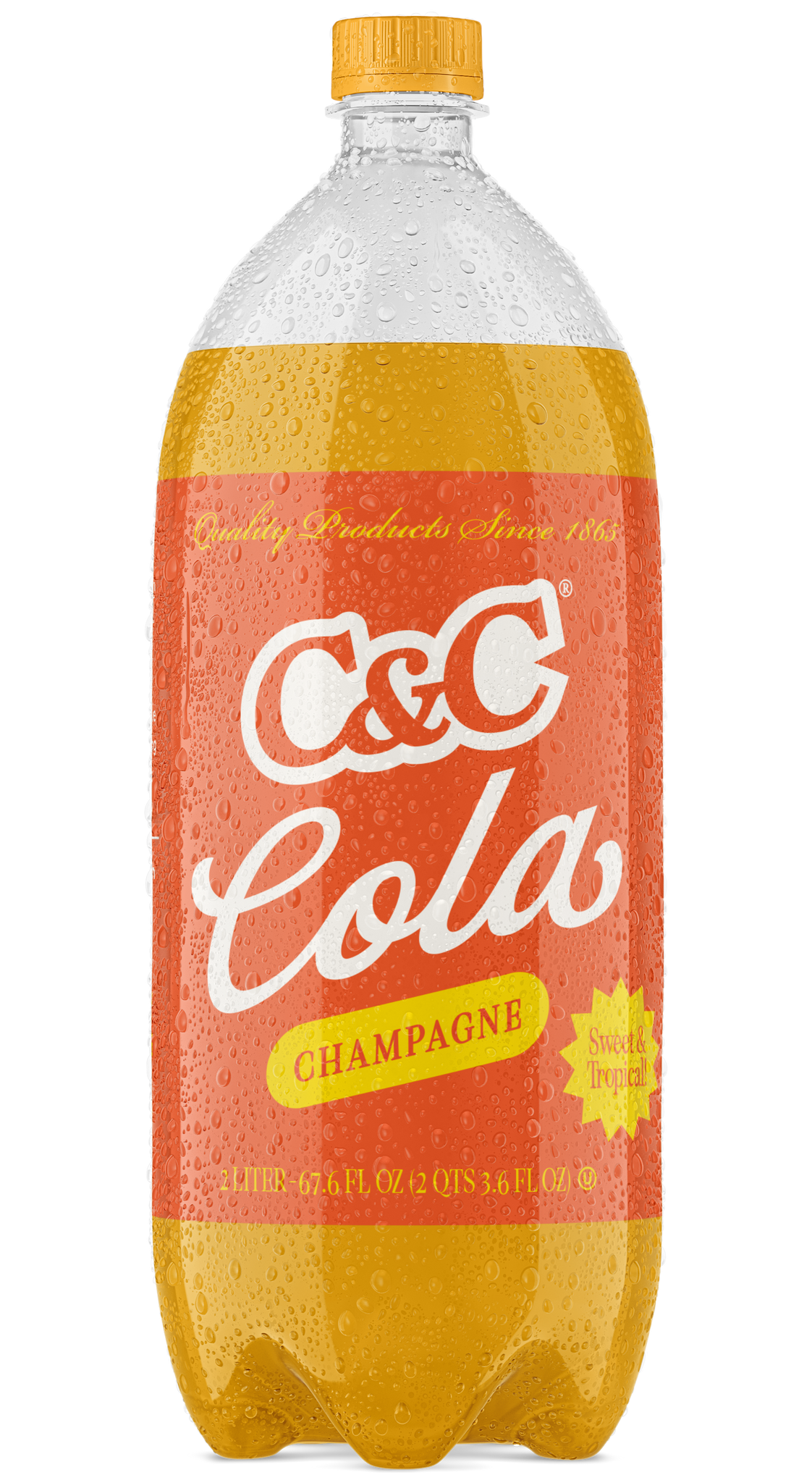 C&C Cola Champagne Soda - 2 Liter Bottles