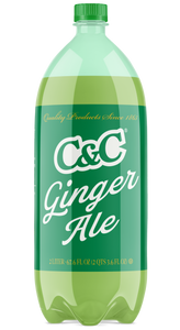 C&C Ginger Ale Soda - 2 Liter Bottles - 8 Pack