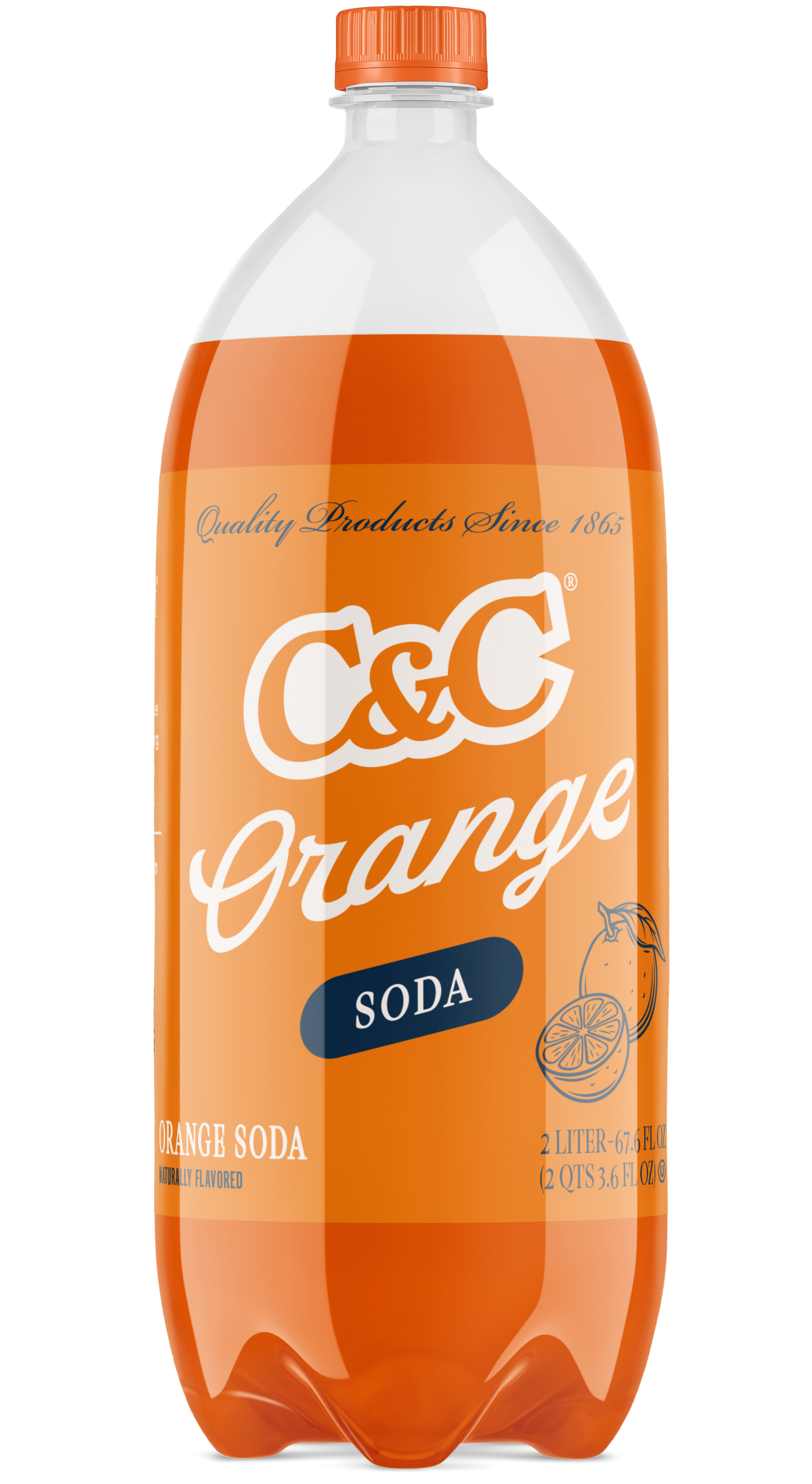 2 Liter Bottles -8 Pack Case – C&C Soda Company