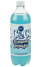 Load image into Gallery viewer, NEW! C&amp;C Blueberry Lemonade (Non Carbonated) - Case of 24 Bottles
