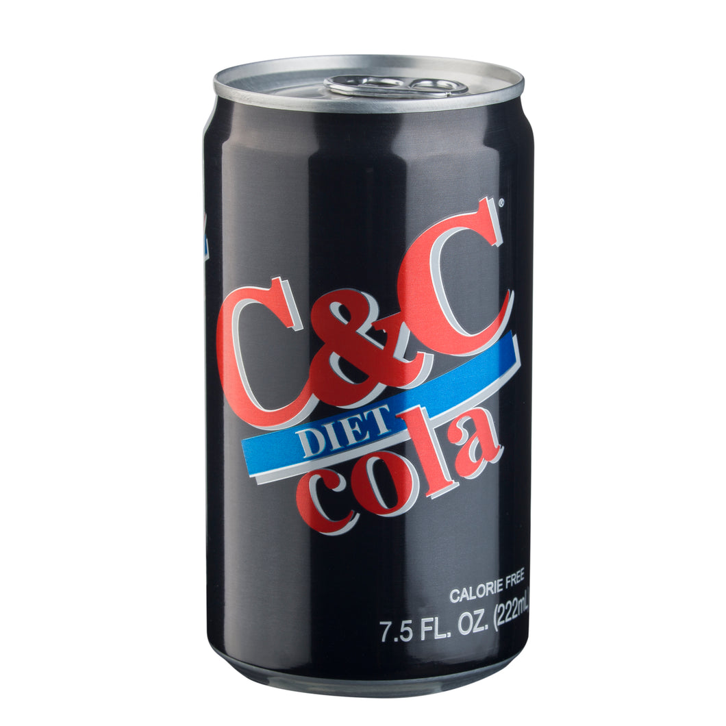 C&C Diet Cola - 7.5oz Cans - 24 Pack