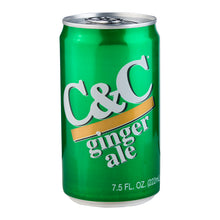 Load image into Gallery viewer, C&amp;C Ginger Ale Soda - 7.5oz Cans - 24 Pack