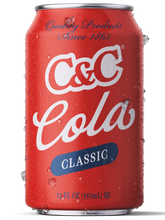 Load image into Gallery viewer, C&amp;C Cola - 12oz Cans - 24 Pack