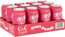 Load image into Gallery viewer, C&amp;C Fruit Punch Soda - 12oz Cans - 12 Pack