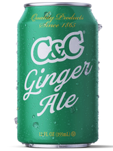 Load image into Gallery viewer, C&amp;C Ginger Ale Soda - 12oz Cans - 24 Pack