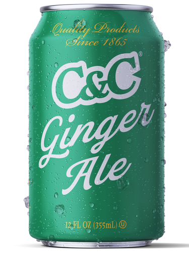 C&C Ginger Ale Soda - 12oz Cans - 24 Pack