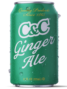 C&C Ginger Ale Soda - 12oz Cans - 24 Pack