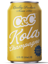 Load image into Gallery viewer, C&amp;C Kola Champagne - 12oz Cans - 24 Pack