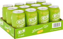 Load image into Gallery viewer, C&amp;C Lemon Up Soda - 12oz Cans - 12 Pack