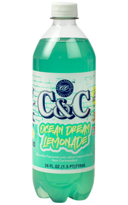 NEW! C&C Ocean Dream Lemonade (Non Carbonated) - Case of 24 Bottles