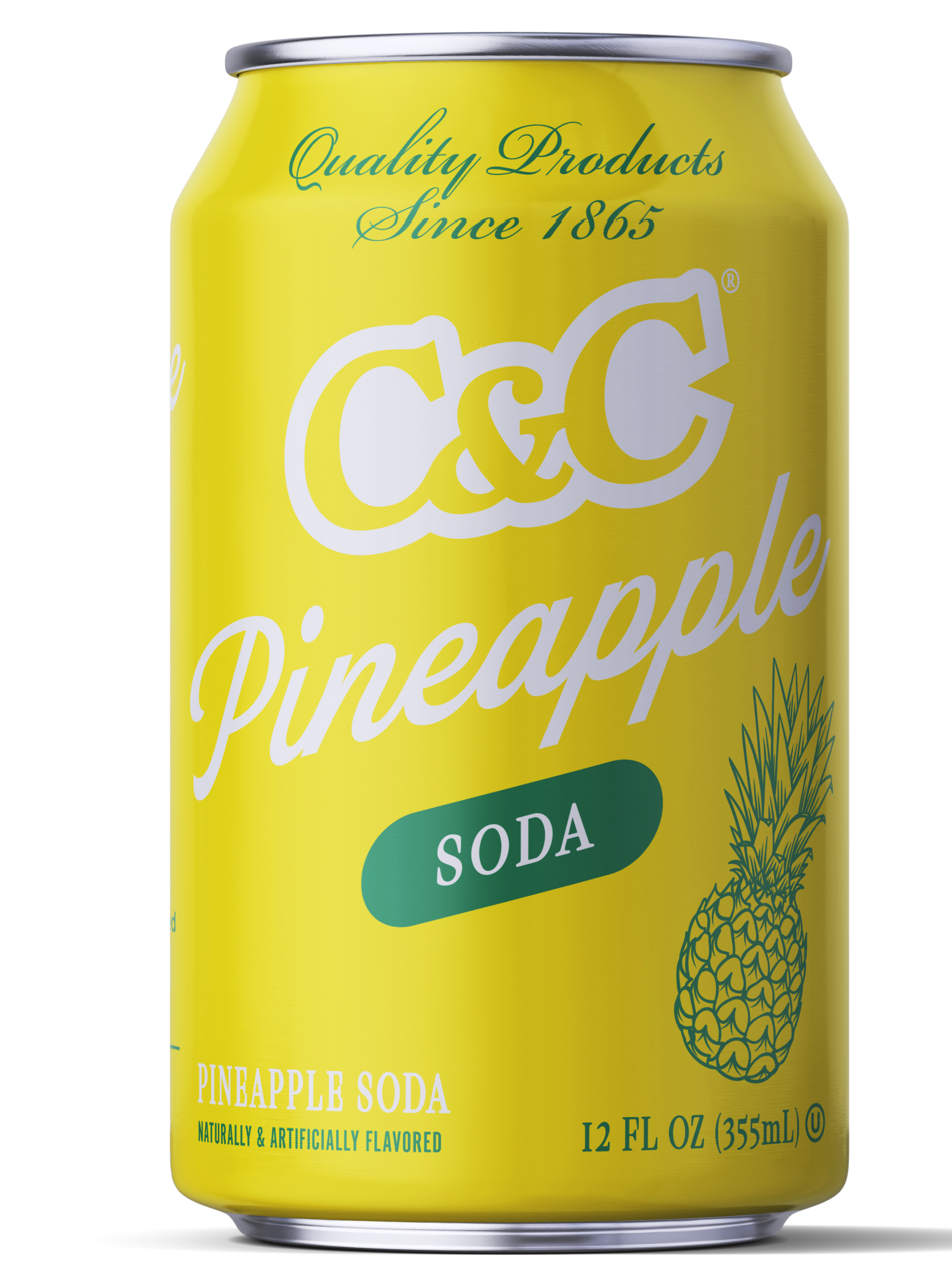 C&C Pineapple Soda - 12oz Can – C&C Cola & Exotic Sodas