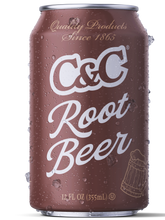 Load image into Gallery viewer, C&amp;C Root Beer Soda - 12oz Cans - 24 Pack