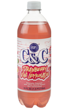 Load image into Gallery viewer, NEW! C&amp;C Strawberry Kiwi Lemonade (Non Carbonated) - Case of 24 Bottles