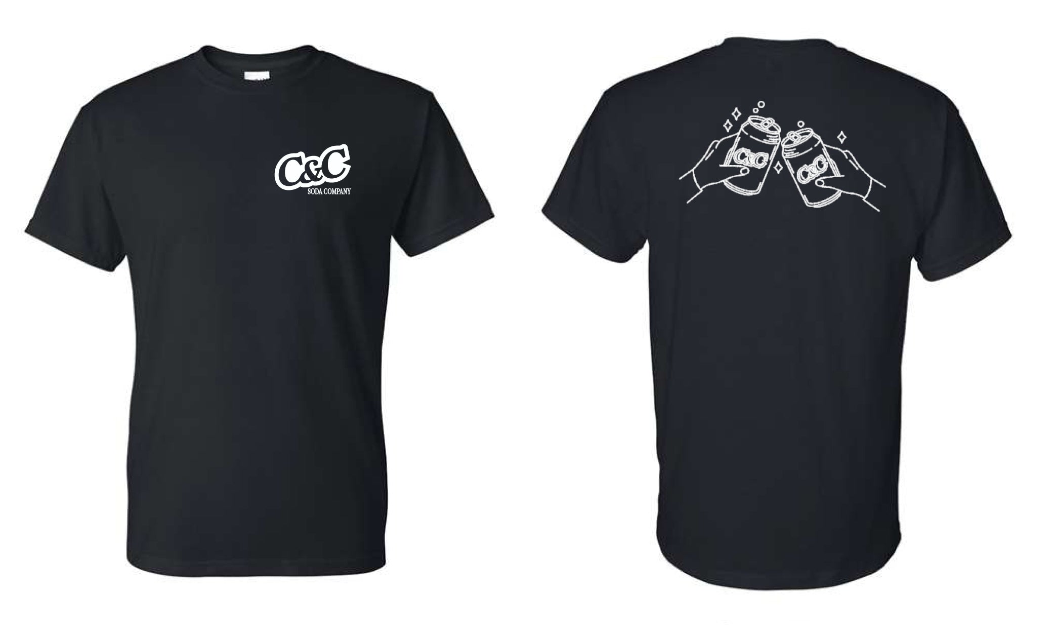 C&C Black T-Shirt – C&C Cola & Exotic Sodas