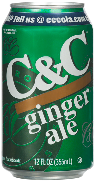 C&C Ginger Ale Soda - 12oz Cans - 24 Pack