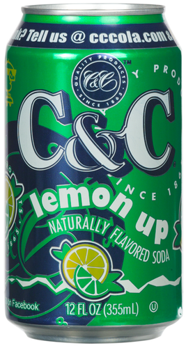 C&C Lemon Up Soda - Case of 24 Cans