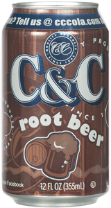C&C Root Beer Soda - 12oz Cans - 24 Pack