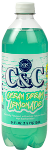 NEW! C&C Ocean Dream Lemonade (Non Carbonated) - Case of 24 Bottles