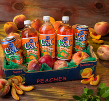 Load image into Gallery viewer, C&amp;C Peach Soda - Case of 24 Bottles