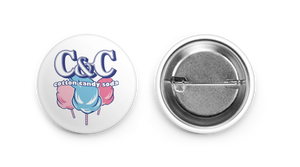 C&C Cotton Candy Soda Pin-back Button