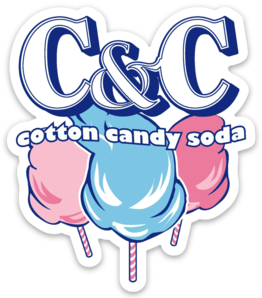C&C Cotton Candy Soda Magnet
