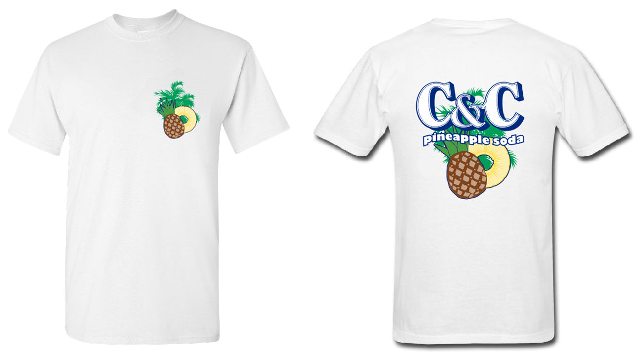C&C Pineapple Soda T-Shirt – C&C Cola & Exotic Sodas