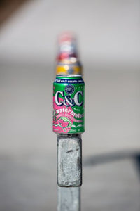 C&C Watermelon Soda - 12oz Cans - 24 Pack