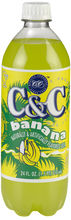 Load image into Gallery viewer, C&amp;C Banana Soda - Case of 24 Bottles