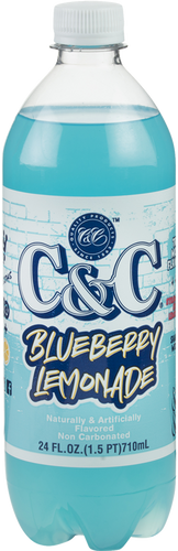 NEW! C&C Blueberry Lemonade (Non Carbonated) - Case of 24 Bottles