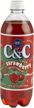 Load image into Gallery viewer, C&amp;C Strawberry Soda - Case of 24 Bottles